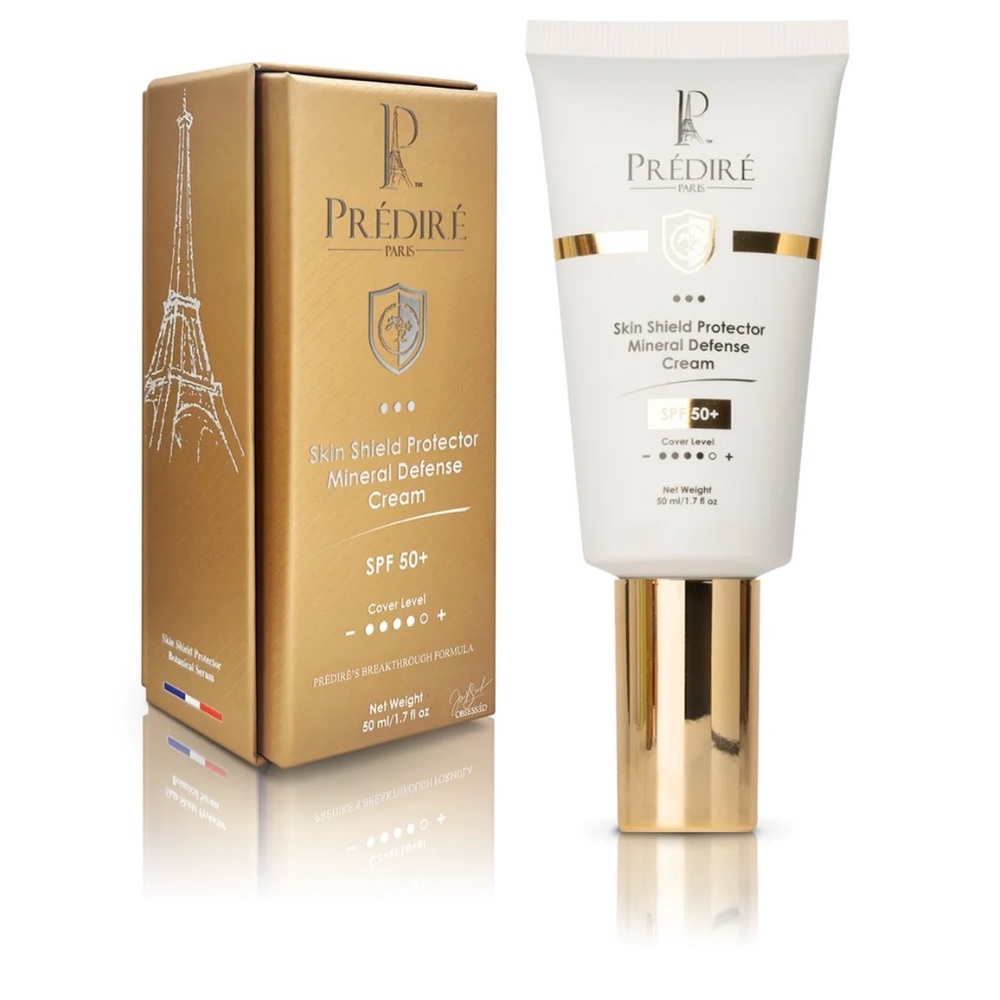 NEW NWT Predire Paris Skin Shield Protector Mineral Defense Cream SPF 50